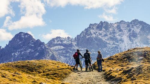 Die Präsidentenkonferenz befasste sich unter anderem mit den Masterplänen «Bike» und «Trail». Foto: Jon Duschletta