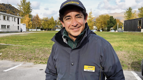 David Millán, Briefträger mit mexikanischen Wurzeln.	Foto: Marie-Claire Jur