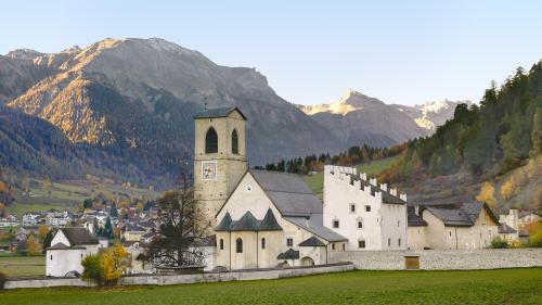 La Clostra San Jon a Müstair festagia il giubileum da 40 ons label «Patrimoni mundial» da l’Unesco (fotografia: Fundaziun Pro Clostra San Jon).