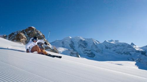 Der Schneesport ist nach wie vor sehr gefragt, wie hier auf der Diavolezza. Foto: Engadin Tourismus