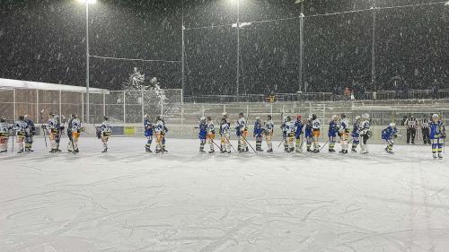 Spielabbruch in St. Moritz. Foto: Reto Stifel