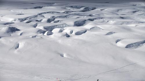 Spektakuläre Kulisse für das Diavolezza Glacier Race. Foto: Jürg Kaufmann