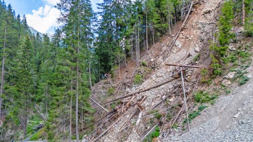 Der beliebte Wanderweg wurde durch einen grossen Erdrutsch verschüttet. Foto: Mayk Wendt