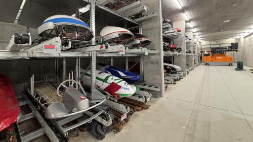 Einblick ins Cresta- und Bobmuseum in St. Moritz-Dorf. Foto: Sabrina von Elten