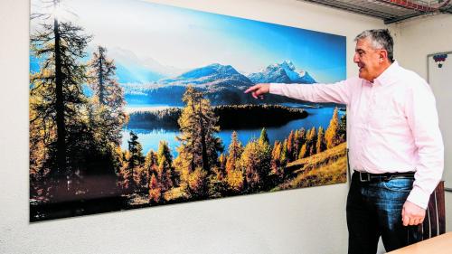 Nicolò Holinger kann auf ein bewegtes Berufs- und Sportleben zurückblicken. Fotos: Jon Duschletta