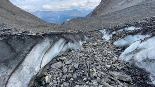 Blockgletscher wie jener in der Val da l'Acqua gelten als Fiebermesser des Klimawandels. Foto: SNP/Hans Lozza 
