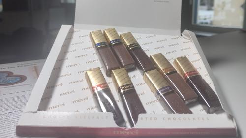 Begehrte Schokoriegel. Foto: Denise Kley