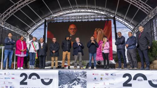 Am Samstag wurde das Jubiläum 200 Jahre Stilfser-Joch-Strasse gefeiert. Foto: Enrico Pozzi