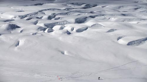 Spektakuläre Kulisse für das Diavolezza Glacier Race. Foto: Jürg Kaufmann