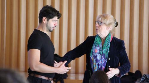 Impressionen der Probe. Foto: Stefanie Wick Widmer