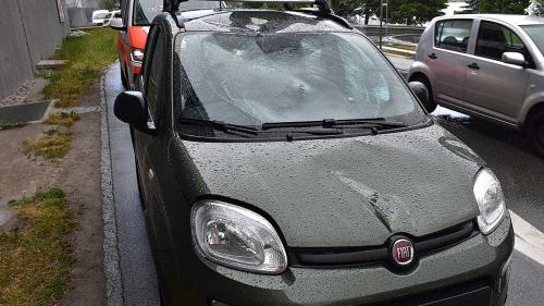 Unfall in St.Moritz: Eine Person wurde verletzt. Foto: Kapo GR