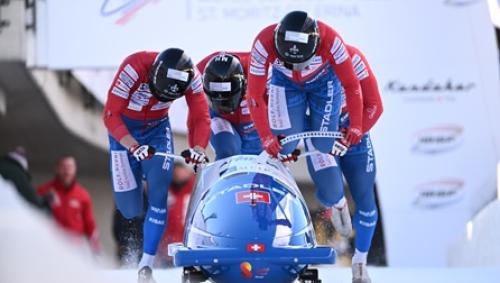 Cédric Follador vom Bob-Club Celerina hat das Olympia-Ticket in der Tasche.  Foto: Bobteam Follador