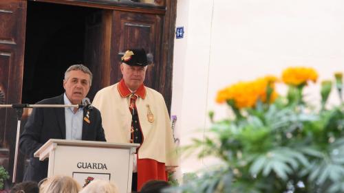 Il cusglier federal Ignazio Cassis ha tgnü il pled dals prüms avuost a Guarda (fotografia: Nicolo Bass).