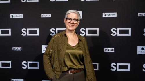 Als Dis da film a Soloturn ha racolt Susanna Fanzun ils resuns per seis film documentar e persunal (fotografia: Solothurner Filmtage).