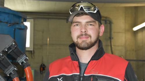 Fabrice Lanz will die Berufsmittelschule absolvieren und später Maschineningenieur studieren. Foto: Bettina Gugger