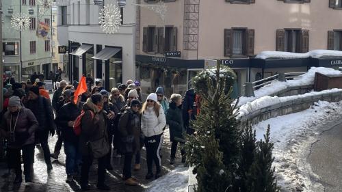 Solche Bilder sieht man in St. Moritz immer häufiger. Foto: Reto Stifel