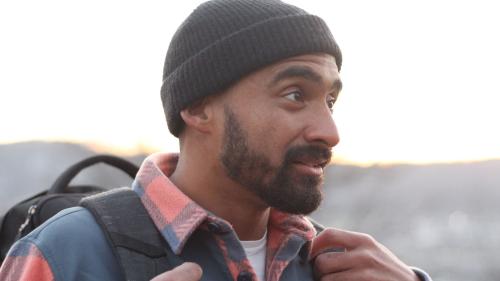 Snook rapreschainta la musica rumantscha a Canada (fotografia: Tanja N. Maïkoff).