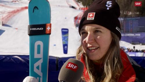 Vanessa Kasper im Interview mit SRF. Foto: SRF