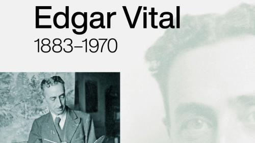 Il cudesch «Kunst und Pflicht» preschainta vit’ed ouvra da l’artist Edgar Vital da Ftan (fotografia: Somedia).