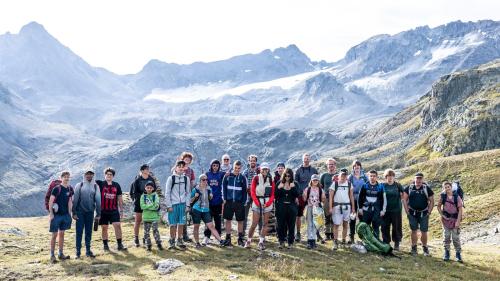 Für die Schülerinnen und Schüler ging es zu Anfang des Schuljahres hoch hinaus. Fotos: Mayk Wendt