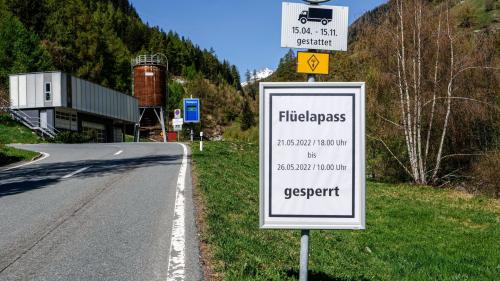 Es intant amo avert. Dürant il WEF chi düra dals 21 fin als 26 da mai vain la via dal Pass dal Flüela però serrada (fotografia: Jon Duschletta).