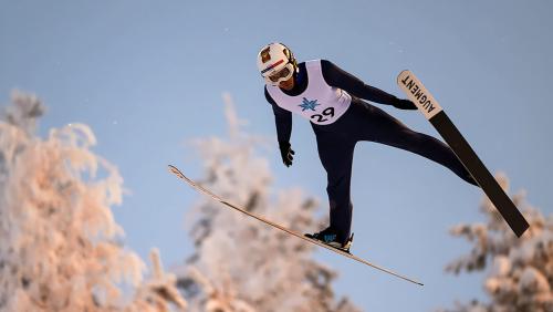 Der St. Moritzer Nico Zarucchi zeigt eine gute Frühform. Foto: Nico Zarucchi / Harri Kuvat