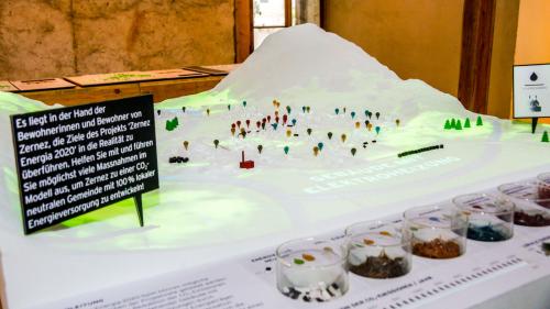 Cul gö strategic «Zernez Energia 2020», quia illa versiun oriunda da l’ETH, pon giovadras e giovaders provar da modernisar il provedimaint d’energia regenerabla a Zernez. fotografia: Jon Duschletta