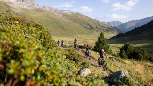 Über 1500 Teilnehmerinnen und Teilnehmer gab es am 22. Nationalpark Bike-Marathon. Foto: Dominik Täuber