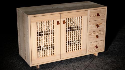 Mit diesem Möbelstück erreichte Lennard Neumüller aus Tarasp den zweiten Platz. Foto: z. Vfg