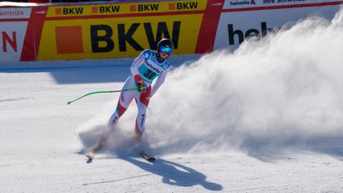 Starker Auftritt von Stephanie Jenal: Die 23-Jährige aus Samnaun holte sich beim zweiten Super-G am Sonntag als 16. erstmals überhaupt in ihrer noch jungen Karriere Weltcuppunkte. Fotos: www.fotoswiss.com/Giancarlo Cattaneo