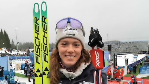 Nadja Kälin aus St. Moritz zeigt eine starke Frühform in der noch jungen ­Saison und hat gute Chancen auf einen Olympia-Startplatz. Foto: Swiss-Ski