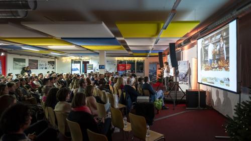 Winter Kick-off mit den touristischen Leistungsträgern in Salastrains. Foto: Steve Hadorn