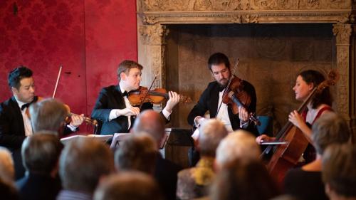 Eir ingon suna il Quartet Stradivari i’l Chastè Tarasp (fotografia: mad).