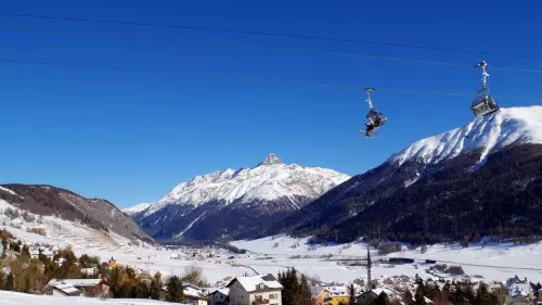 Zuoz investischa inavant in seis territori da skis. fotografia: SSZ AG