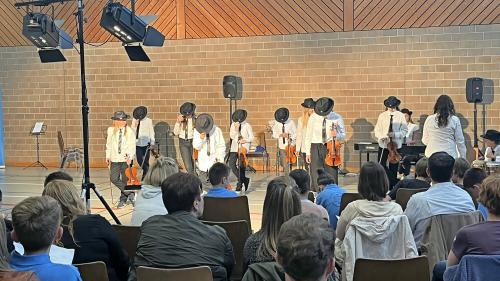 Nur einer der Höhepunkte des Abends: die Violingruppe. Foto: z. Vfg