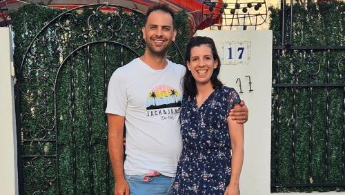 Stefan und Nieves in Oropesa del Mar in Spanien. 	Foto: Nerea Braunschweiler