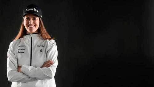 Ladina Eichholzer aus St. Moritz ist Teil des Physio-Teams von  Swiss-Ski. 		Foto: Swiss-Ski