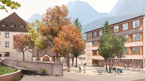 Il proget «Flurina e Mauro» ha guadognà la concurrenza per la sanaziun e l’ingrondimaint da la scoula a Scuol. La preschantaziun in detagl varà lö in favrer. fotografias: mad