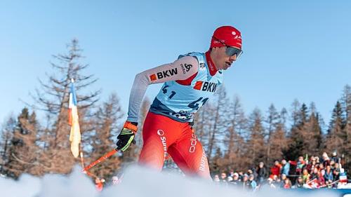 Im Einzelstartwettkampf über zehn Kilometer wurde Fabrizio Albasini aus St. Moritz Schweizermeister. Foto: Swiss-Ski 