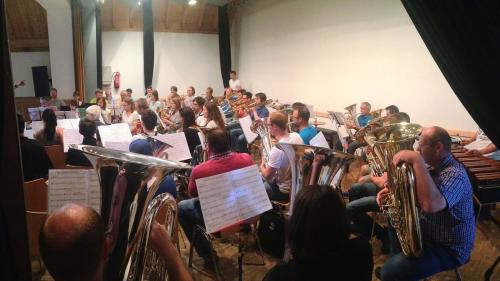 Musicantas e musicants da l’Engiadina han tut part sco proget cumünaivel eir a la Festa federala da musica 2016 a Montreux (fotografia: archiv Posta Ladina).