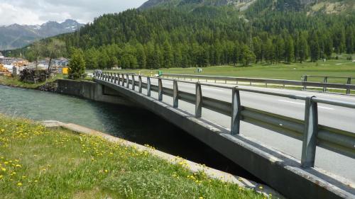 Die Brücke Spuondas bei St. Moritz wird ersetzt. Foto: Tiefbauamt Graubünden