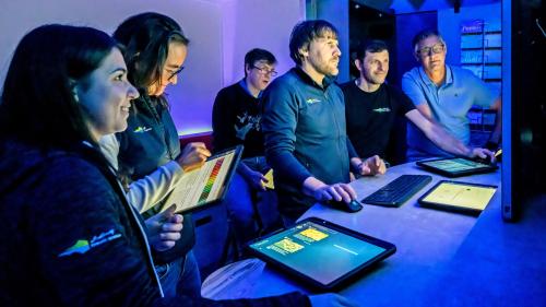 In der ersten Juliwoche konnten sich Engadiner Betriebe in St. Moritz und Scuol über Cyber-Gefahren informieren. Foto: fotoswiss.com/Giancarlo Cattaneo