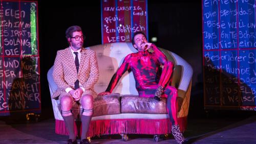 Faust trifft auf Mephisto. Foto: Mayk Wendt