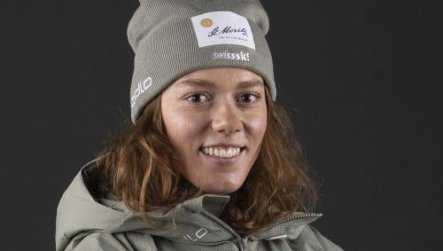 Langläuferin Nadja Kälin. Foto: SwissSki