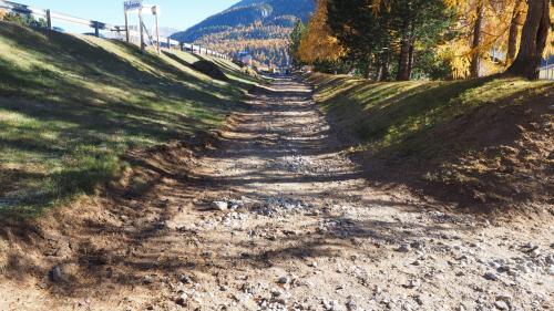 Ab kommenden Sommer kann hier auf der neuen Anschubbahn trainiert werden.
Foto: Marie-Claire Jur
