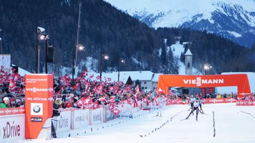 Tenor differents exponents vess la Val Müstair il potenzial per organisar üna Tour de Ski in maniera plü persistenta (fotografia: Dominik Täuber).