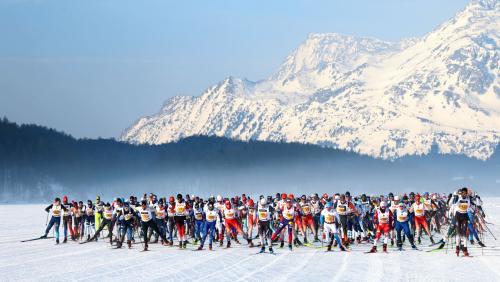 Wo viele Menschen aufeinandertreffen, entsteht Abfall. Mit dem neuen Konzept will man diesen aber
bündeln. Foto: Engadin Skimarathon
