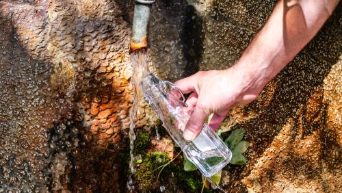 Laut dem Bundesamt für Umwelt verbraucht jede Schweizerin und jeder Schweizer 142 Liter Wasser pro Tag. Das ergibt über 50'000 Liter pro Jahr. Foto: Jon Duschletta 