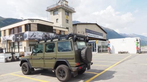 Der Regionalflughafen von Samedan hätte Raum für viele Jets. Besonders während des WEF ist die Nachfrage gestiegen.    Foto: Marie-Claire Jur