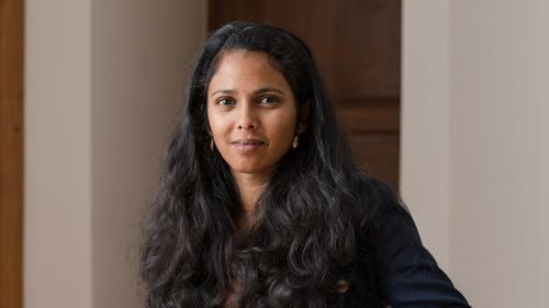 La co-organisatura dal Festival Travers Zuoz Gianna Olinda Cadonau (fotografia: LR/Hans-Ruedi Rohner).